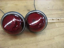 2 Vintage Stimsonite LUX 12 Volt Tail Lights