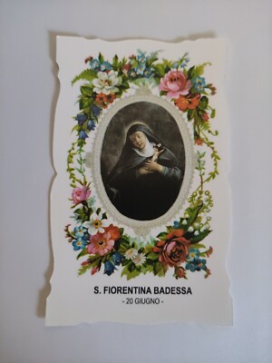Santa Fiorentina Äbtissin, 20. Juni Kalender Santino Del Giorno 