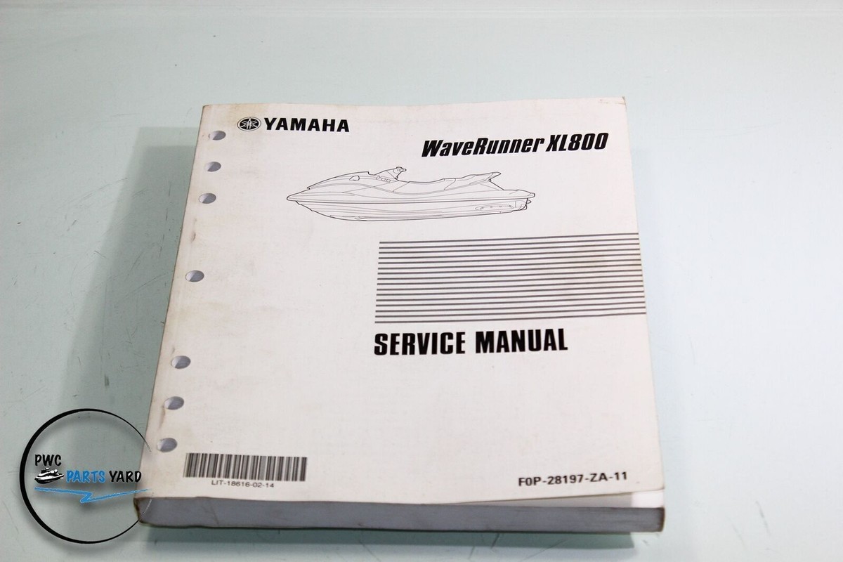 Yamaha Waverunner XL800 Service Repair Manual FOP-28197-ZA