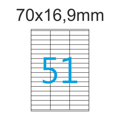 Produktbild von 10 Blatt Luma Vielzweck-Etiketten A4 – Weiß, Selbstklebend, Für Laser & Tinte