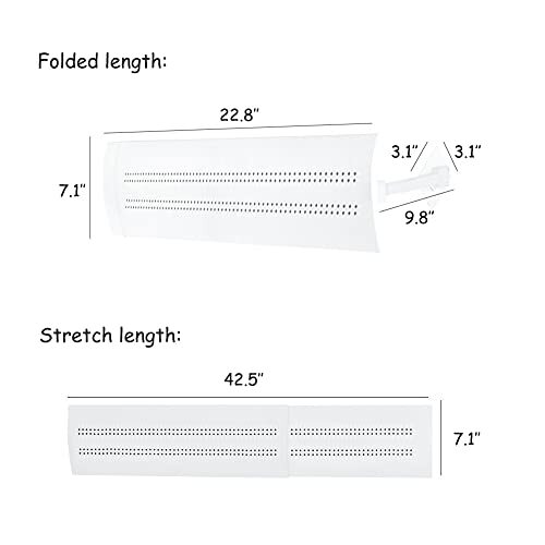 Retractable Air Conditioner Air Deflector Universal Adjustable Air Conditioning - Picture 6 of 6