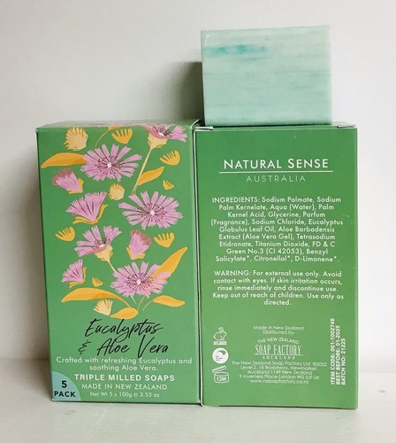 2-Pack Eucalyptus & Aloe Vera Refreshing Bar Soap 10 Bars 3.53 oz Each - Picture 2 of 2