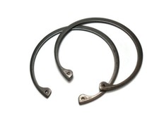 Internal Retaining Rings Plain Steel 2 Pieces 4-1/8" Bore Size