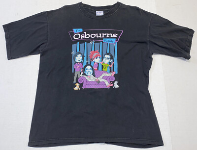 00s OSBOURNE FAMILY Tシャツ OZZY OSBOURNE The Osbourne Family T-Shirt Sz L All Sport 2002 Ozzy Kelly Jack