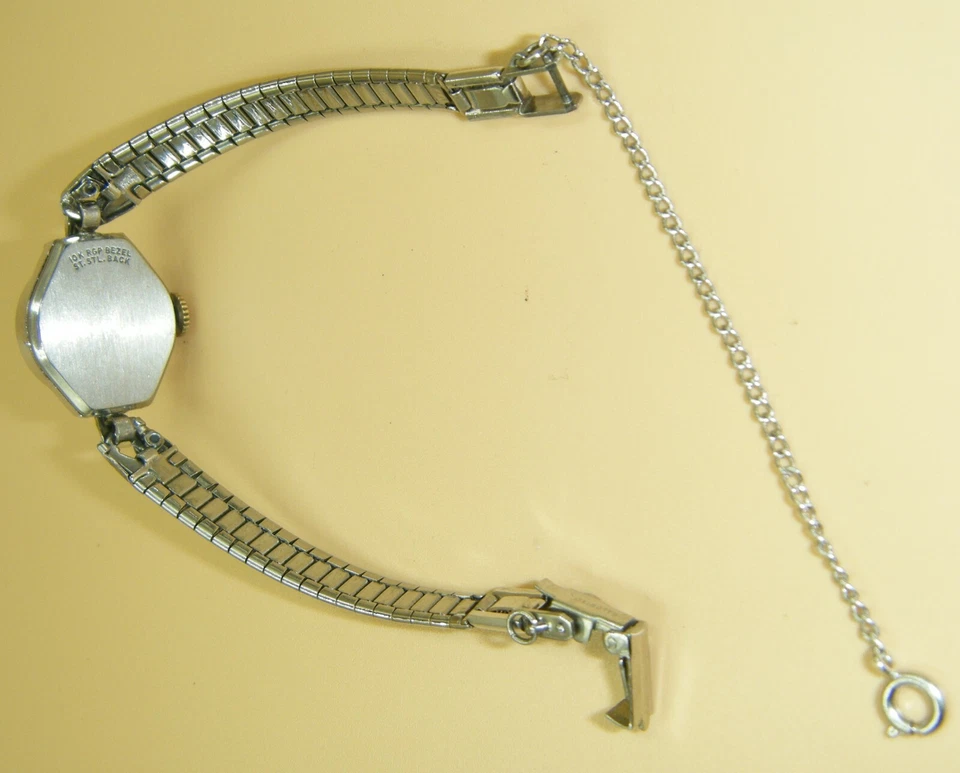 Reloj mecánico vintage MEPA 17J para damas ¡FUNCIONA muy bien! Foto 4 de 4