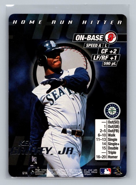 2000 MLB Showdown KEN GRIFFEY JR. (#6/14) "Home Run Hitter" Promo / NM-MT