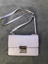 Michael Kors Sloan Small Gusset Xbody Shoulder Flap Bag Purse Leather Lilac $228