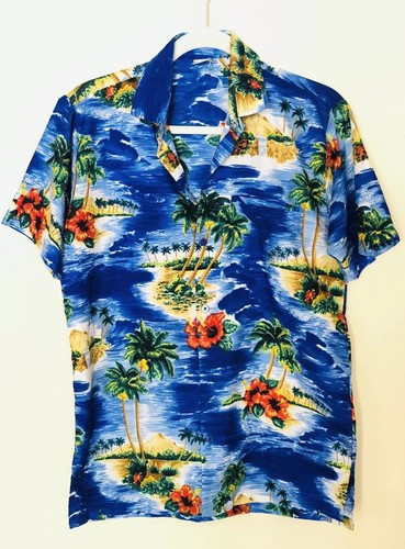 Short Sleeve Mens Hawaiian Shirt size 