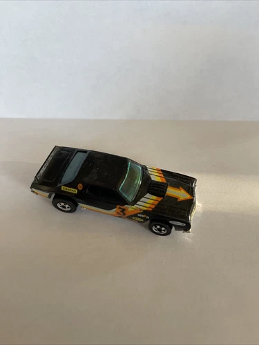 1974 Hot Wheels Black Ford Gran Torino Stocker Hong Kong Chrome Base Amazing