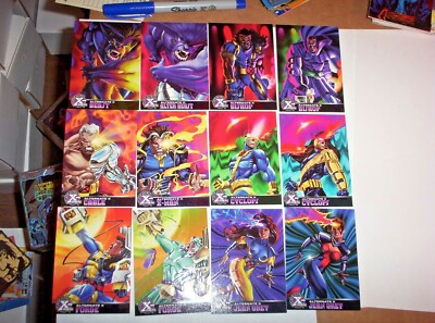 1995 FLEER ULTRA X-MEN CHROMIUM Alternate X Embossed INSERT