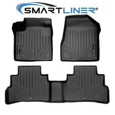 SMARTLINER Custom Fit Floor Mats 2 Row Liner Set OEM TPE 2019-2021 Nissan Murano