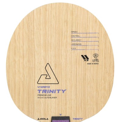JOOLA VYZARYZ TRINITY Ping Pong Table Tennis Blade Racket 5+2 Ply 
