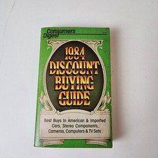 1984 Discount Buying Guide Paperback Book Vintage Price Cost Comparison Value