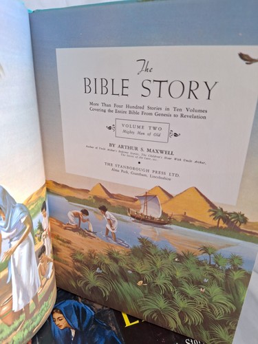 Vintage Christian Book Joblot Bible Pop-Up Nativity The Bible Story Vol 1 and 2 - Picture 17 of 17