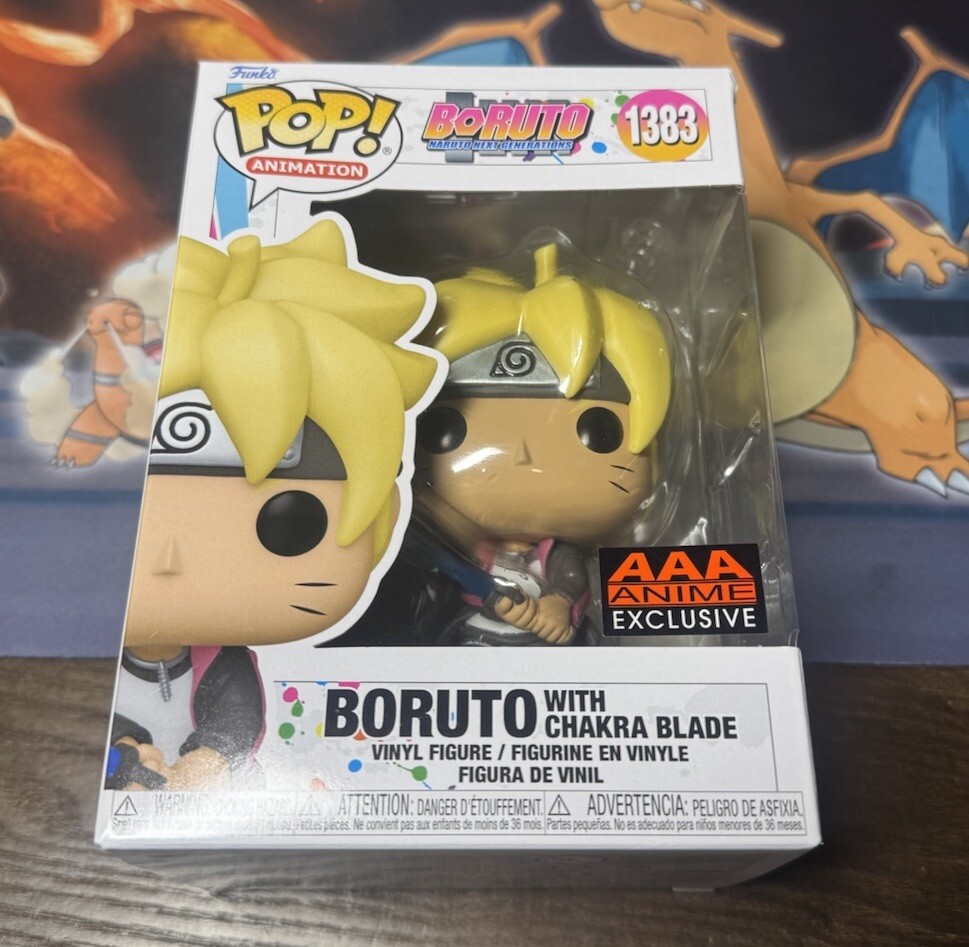 En Oferta Funko Pop Boruto Con Hoja De Chakra Figura De Vinilo Exclusiva Aaa #1383 Naruto *Ver Fotos*