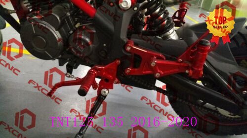 Para Benelli Racing Motocicleta Ajustable Negro Reposapiés Clavijas Pedales - Imagen 11 de 13