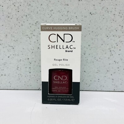 CND Shellac UV LED Gel Nail Polish - Rouge Rite #90869