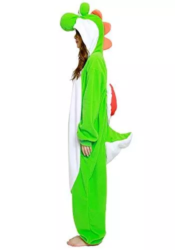 Super Mario Bro. Yoshi Costume Pajama Room wear SAZAC Fleece One
