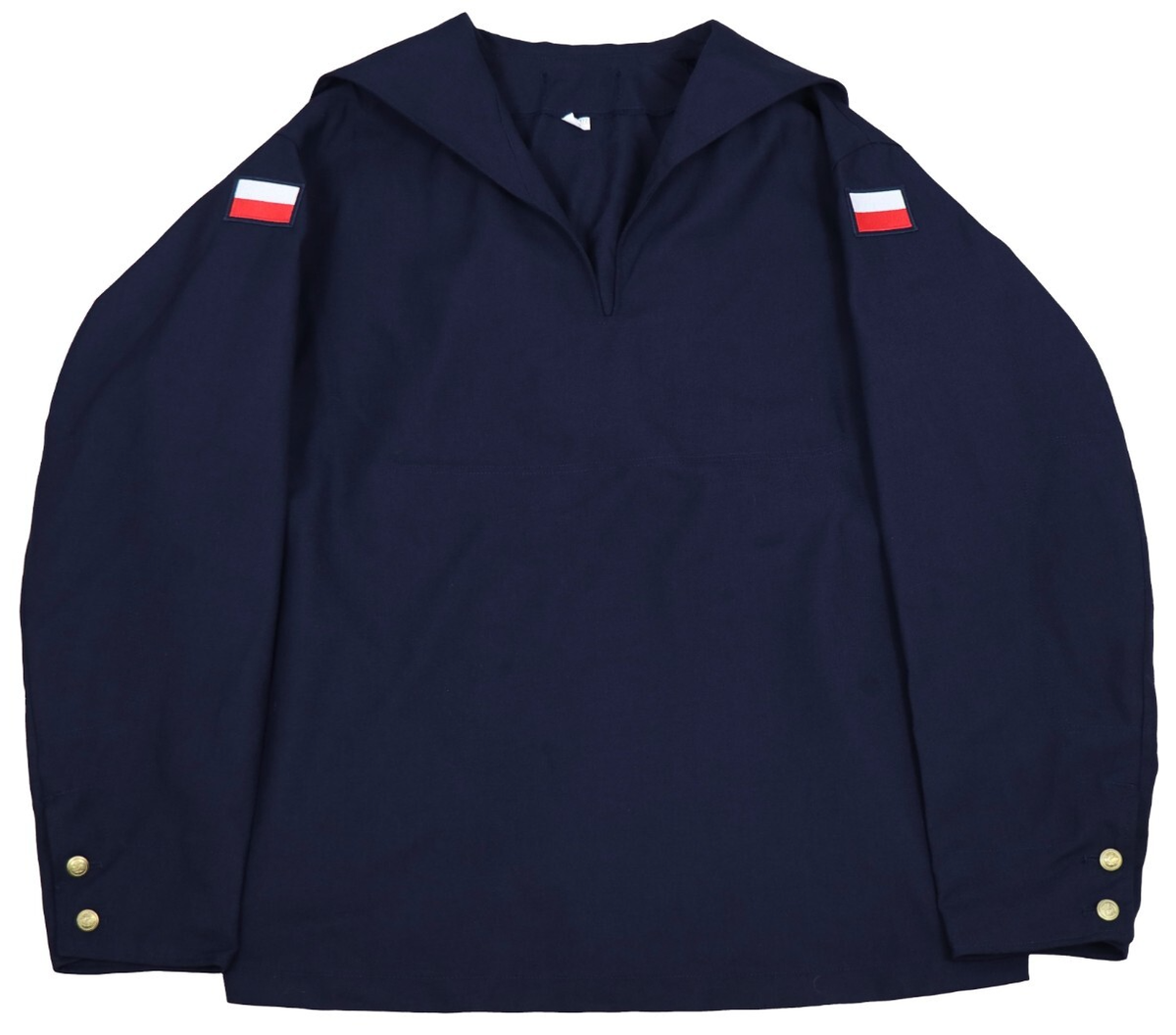 Small - Polish Navy Middy Jacket / Shirt Naval Sailor Military