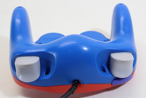 Official Club Nintendo Mario Red x Blue Gamecube Controller OEM T3 Cord Damage - Picture 4 of 11