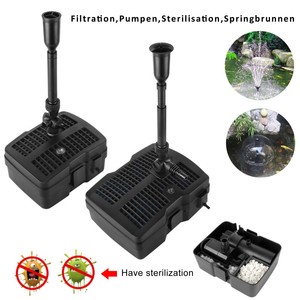 Teichpumpe Wasserklarer Teichklarer Uv Uv C Lampe Filter Springbrunnen Pumpe Ebay