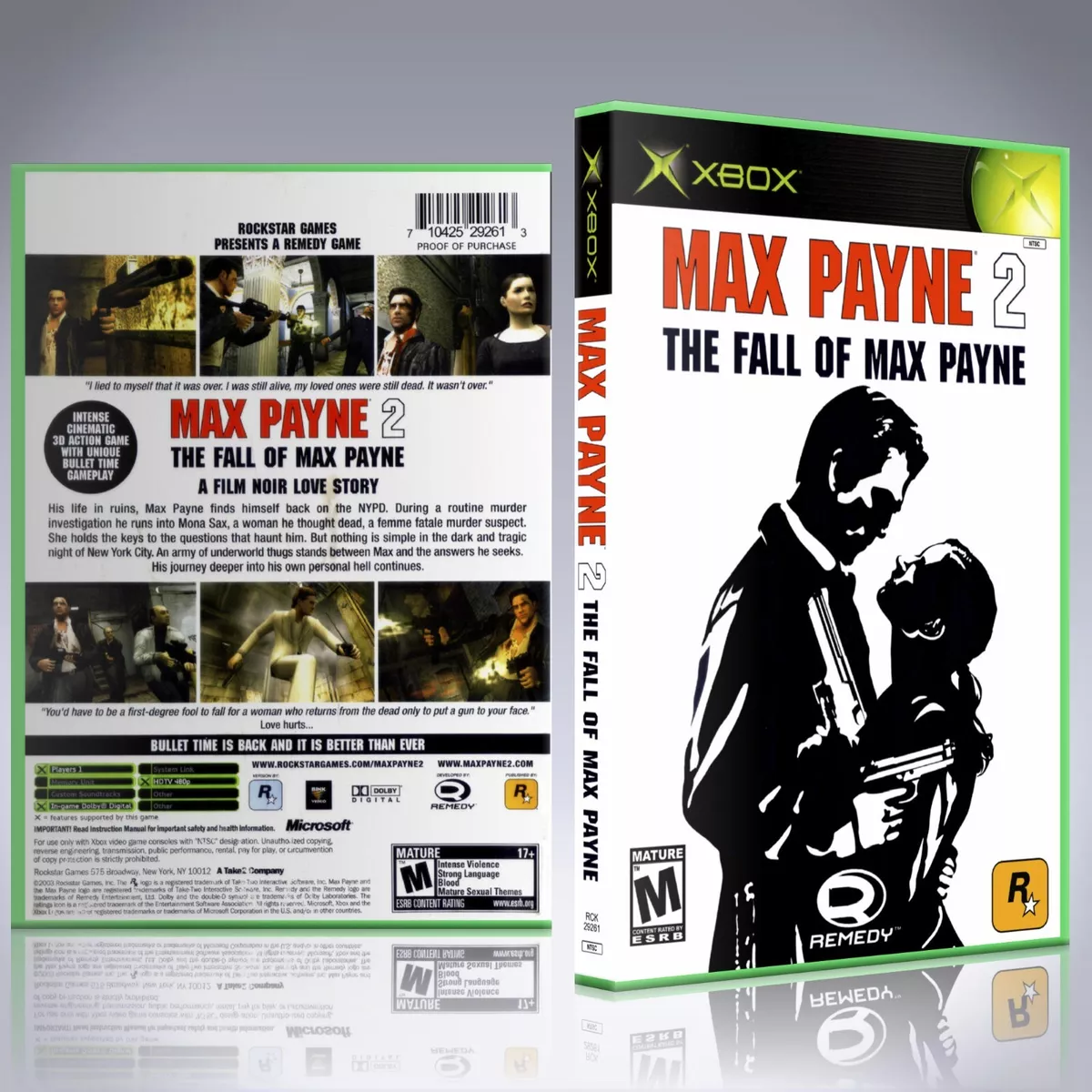 Max Payne - Xbox : X Box: Video Games