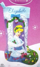 DIY Janlynn Disney Princess Cinderella Christmas Felt Stocking Kit
