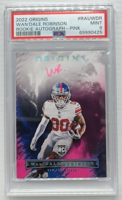 Wan'Dale Robinson Panini Origins Rookie Autographs #RAUWDR Pink