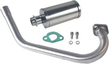 Upgrade Exhaust Pipe W/Muffler For Coleman CT200U 212cc 196cc Go Kart Mini Bike