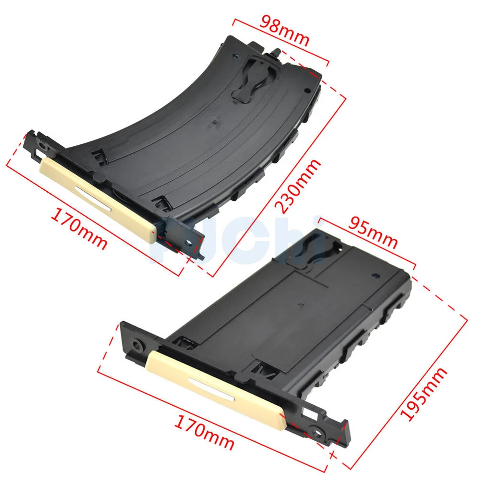 Portavasos LHD beige para BMW E90 316i 318d 318i 320d 320i 320si 323i 325d Foto 3 de 4