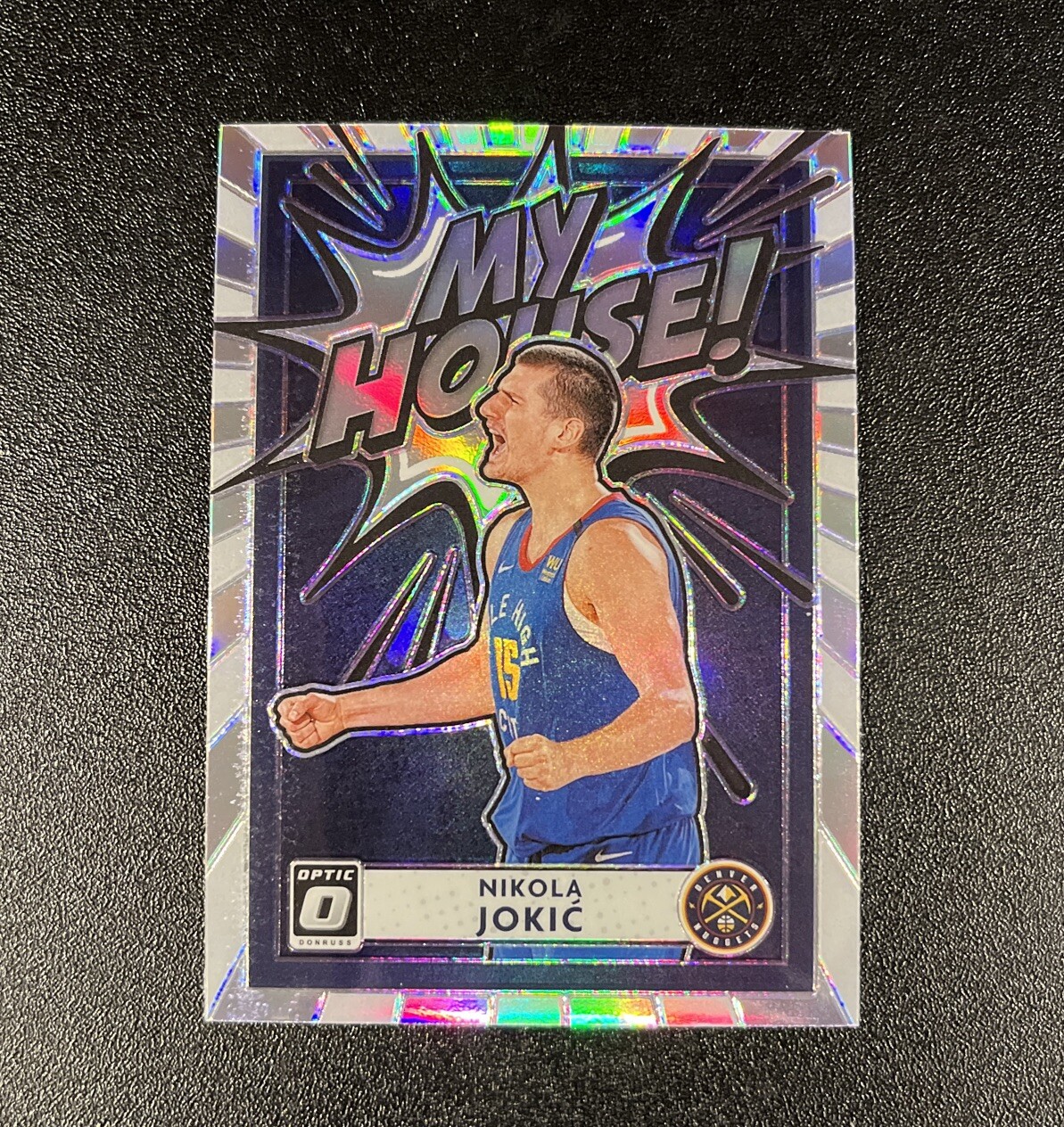 2020-21 Donruss Optic Nikola Jokic Silver Prizm My House! #9 Nuggets