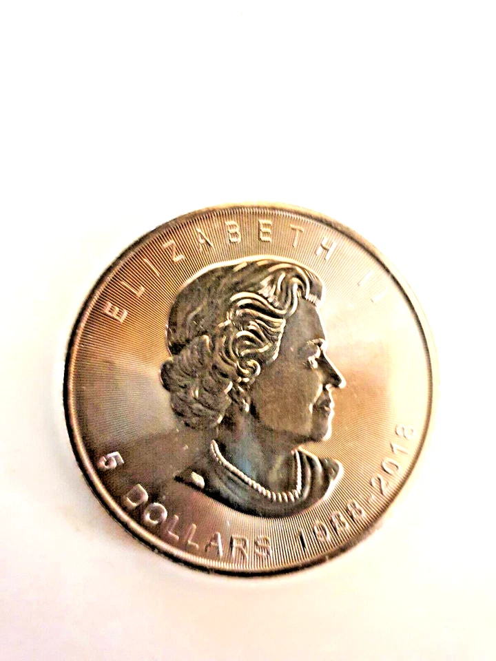 Silbermünze Maple Leaf 2018 Jubiläum Edition 30 Jahre seltene Anlagemünze 0.9999 - Bild 2 von 2