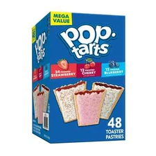 Pop-Tarts Variety Pack Toaster Pastries, 81.2 oz (48 Count)