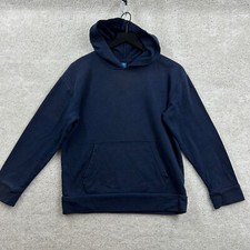 Old Navy Hoodie Kids Size XL 14-16 Blue Long Sleeve Pockets Fleece Pullover