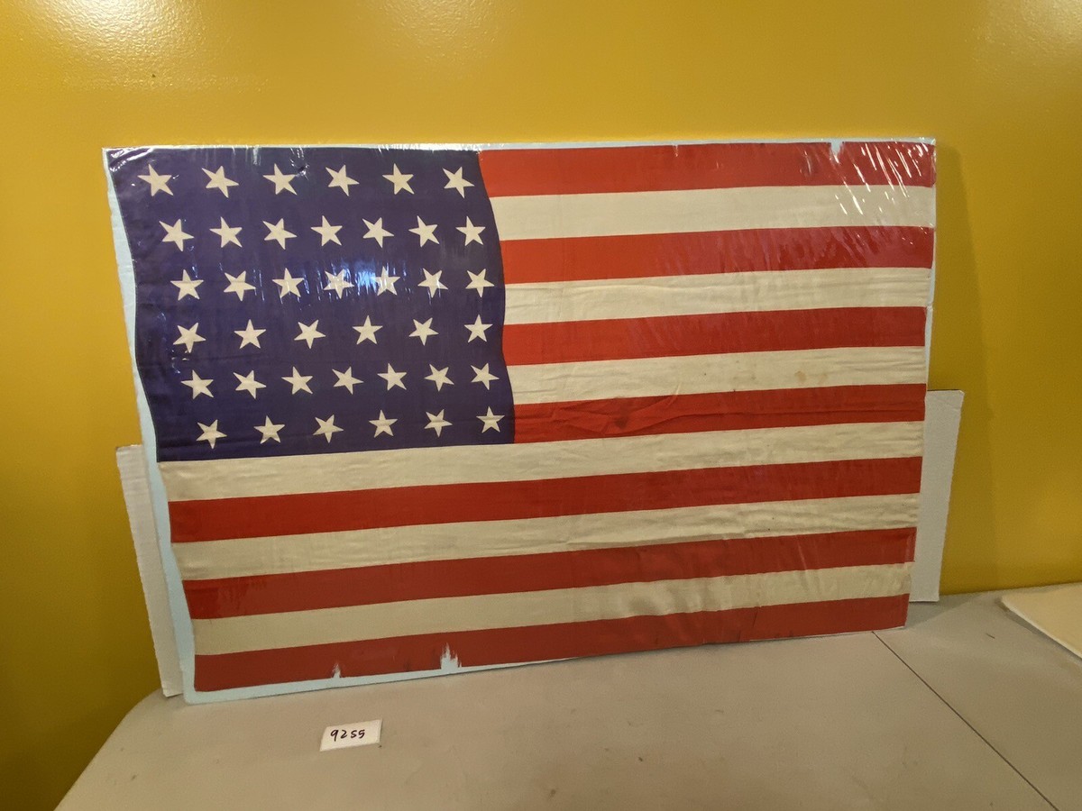 RARE USA US 39 dancing stars American Flag Vintage 1876 1889 92S5