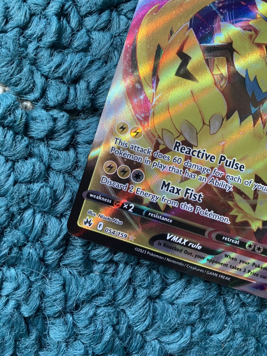ZERAORA VMAX 054/159 Crown Zenith Set - ULTRA RARE Full Art