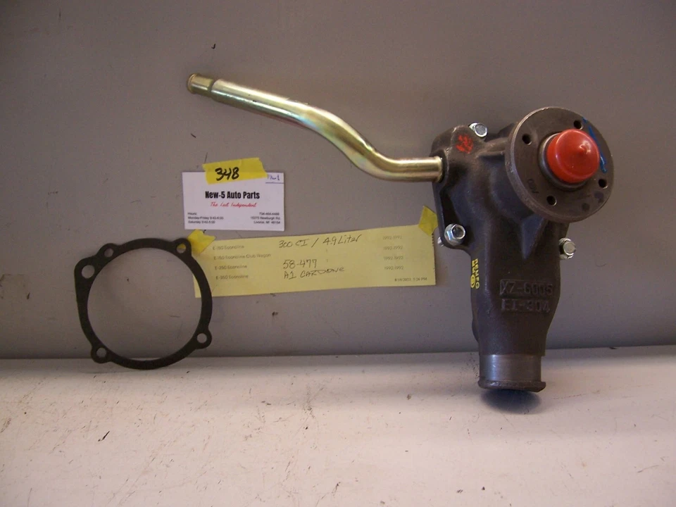 Ford Econoline 1992 furgoneta bomba de agua en línea 6 cilindros, 300 CI/4,9 L. CARDONE #58-477 Foto 2 de 4