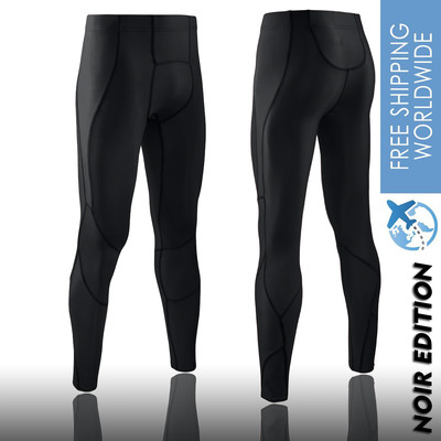 Mens Compression Tights Shorts Gym 