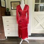 Top Shop Wispy Floral Print Midi Dress, NWT, US 8, $95