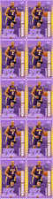 Derek Fisher 2009 Los Angeles Lakers NBA Champion Mint Stamp Strip of 10