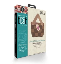 NEW - Crafters Edge Fabric-Cutting Die Set ~ Posey Basket ~9 FAB DIES