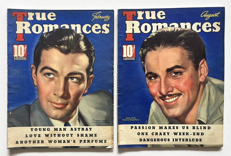 True Romance & True Story Vintage Magazine Lot 1930s Foto 4 de 4