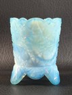 Boyd's Crystal Art Glass DAISY & BUTTON TOOTHPICK HOLDER #1 GATEWAY BLUE 12-6-78 — photo 4