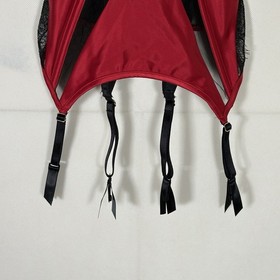 Ann Summers Adalicia Basque Red/Black - Size Small B-C Brand New with Tags