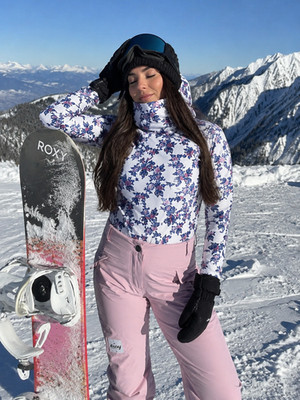 Eivy Icecold Hoodie Base Layer Top M Floral Ski Snowboard FABdry Sweden