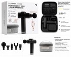 Sharper Image Powerboost Deep Tissue Percussion Massage Gun for Full Body NEW!