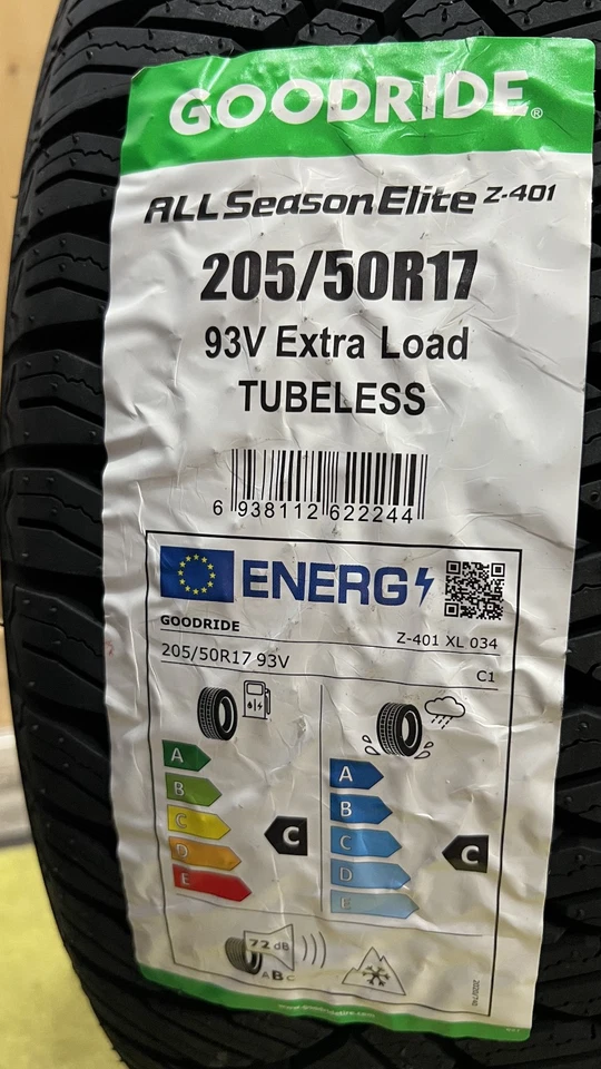 4x GOODRIDE AllSeason Elite Z-401 205/50 R17 93V XL Allwetter Ganzjahres Reifen - Bild 2 von 3
