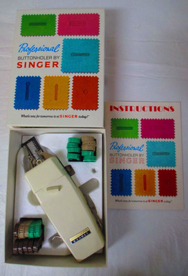 Singer Professional Buttonholer 102991 Vertical Needle Zig Zag Sewing Machine