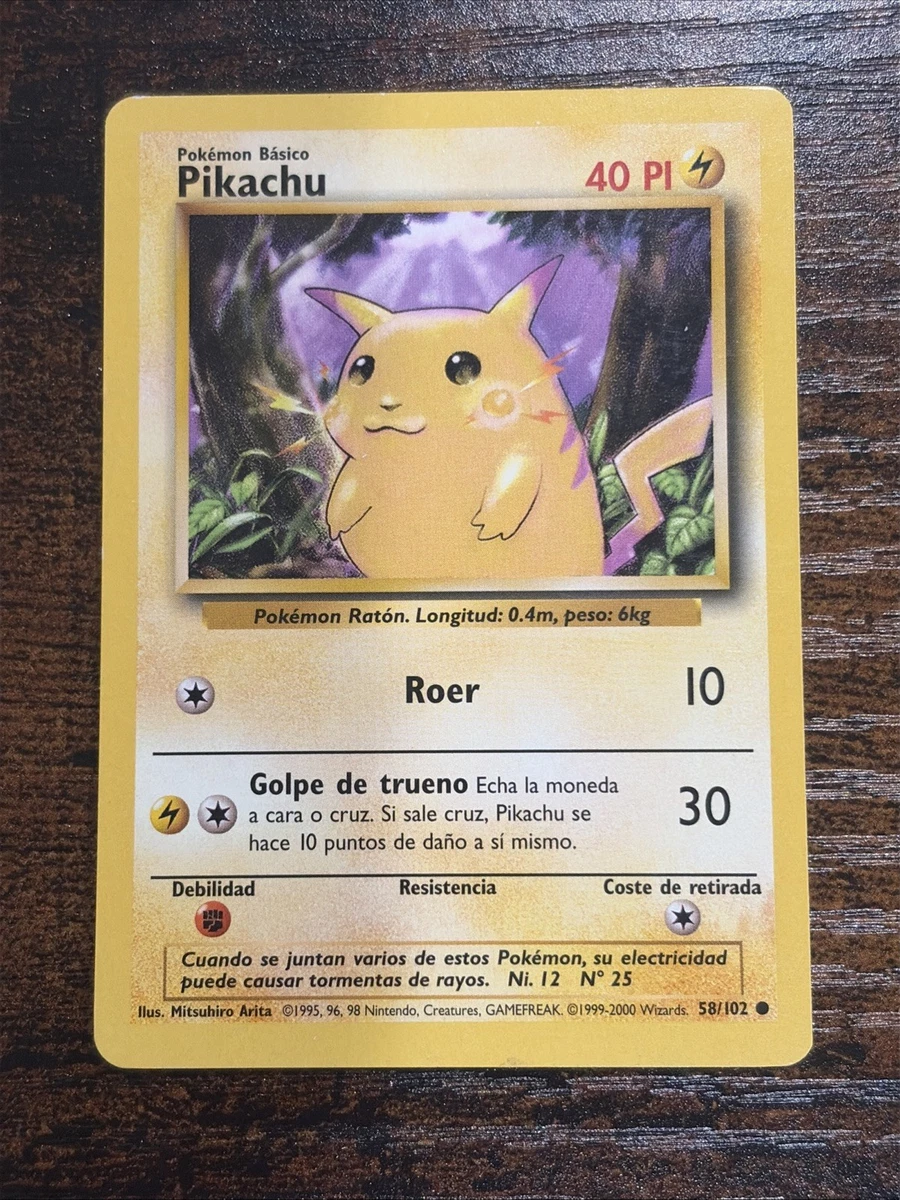 Pikachu Pokémon TCG Individual Collectible Card Game Cards in