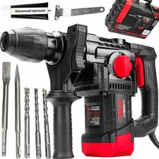Perforateur SDS+ 2200W 32 mm – 4 Modes – RED TECHNIC + Valise